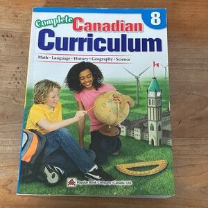 Complete Canadian curriculum 8 Workbook math language history geography science